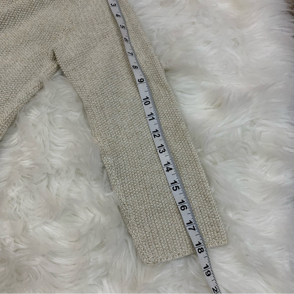 Dex Gold Knitted Ruffle Back Zip Sweater - Picture 9 of 14